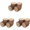 3 Count Piccolo Supporto Per Albero Finto Fioriera Secchiello Legno Vaso Da