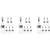 18 portachiavi a forma di mini bottiglia di : 7 ml/0,24 oz, minuscoli