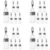 24 bottigliette portachiavi per condimenti: 7 ml/0,24 oz Piccoli barattoli in