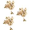 3 Pack Ciondoli Per Unghie Con Strass Decorazioni Di Api Abbellimenti
