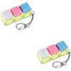 2 Pieces Ciondolo Portachiavi Clicker Per Tastiera Con Luce Led Squisiti
