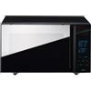 TWINBIRD forno a microonde piatto in vetro a specchio (nero) DR-4259B