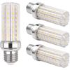 SCNNC Lampadina LED Mais E27 15W, 220-240V, 2000LM Bianco Neutro 4000K, Non Dimm