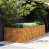 vidaXL Fioriera Rialzata da Giardino 290x100x69 cm in Acciaio Corten