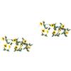 2 Pcs Piante Finte Pendenti Decorazioni Di Ghirlande Decorazione Floreale Finta