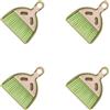 4 Sets Scopa Paletta Spazzola Spazzatrice Manuali Mini Portatile