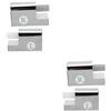 2 Sets Cerniera Rallentata Del Coperchio WC Hardware Sedile Water