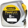 STANLEY* MISURATORE POWERLOCK, ALLOGGIAMENTO IN PLASTICA CROMATA 8M/25MM [L] - S/33-198-1