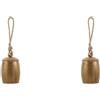 2 Pieces Campana Retrò Di Campagna Campane Natale Rustiche Campanaccio Mucca