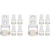 2 PCS Rotelle Per Ante Scorrevoli Dell'armadio Accessori Porte Mobili Rulli