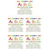 5 PCS Striscia Murale Dell'alfabeto Schede Numeriche Della Bacheca