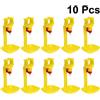 10 PCS Beverino Automatico Per Uccelli Abbeveratoio Galline Pollame
