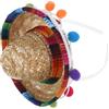 Banca di sombrero per donne e bambini Accessori per capelli a tema messicano