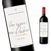 FunFest - Set da 2 Etichette Bottiglia di Vino Padrino - "Vuoi essere il mio Pad