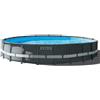 Intex 26334 Piscina Ultra XTR Frame Rotonda 610x122cm Pompa, Scaletta, Copertura