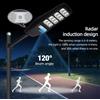 Lampione stradale pannello solare LED 200W fotovoltaico faro esterno giardino