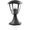 PHILIPS Lighting Creek, Palo per Esterno, 30 cm, Attacco E27, Alluminio, Nero