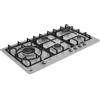 Beko Piano Cottura Beko 5 fuochi HIML95225SXE 90 cm Inox Ghisa Wok