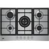 Beko Piano Cottura Beko HAW752C5SX, Gas, 5 Fornelli, 75 cm, Acciaio inossidabile.