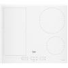 Beko Piano cottura Beko Induzione, 60cm, 4 zone, bianco, HII64200FMTW