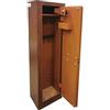 Uniko Armadio Portafucili KW-3T Wood 3 Posti Acciaio 3mm Legno Tesoretto 25X20X145cm