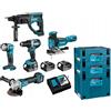 MAKITA_1* KIT COMBO 18V DDF484+DGA513+DHR202+DJV181+DML802 - MDLX5044TJ