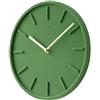 Orologio Da Parete A Pendolo, Superficie Floccata Con Lancette In Ottone,