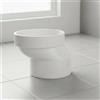 Spostamento Scarico WC Anti-Ostruzione Manicotto Eccentrico PVC per Bagno