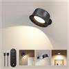 FULEN Luce da Parete LED Interna,Lampada da Parete con Batteria Ricaricabile,Tel