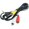 vhbw Cavo audio video AV per Canon PowerShot MV4iMC MV450 MV450i MV430 MV430i MV400i