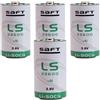 Saft 4x SAFT LS33600 D Batteria Al Litio Li-SOCl2 3.6V 17Ah ER34615