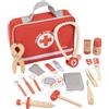 Set Di Gioco In Legno "Dottore" Per Genitori E Figli, Collezione Di