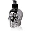 Accentra Sapone a forma di teschio con sapone liquido in dispenser di sapone - Skull/Skull, erogatore pompa 300 ml sapone per le mani, profumo: ciliegio cromato