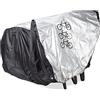Relaxdays Copri Biciclette da Esterno, Telo per 3 Bici, HLP 110x200x100cm, Copertura e Custodia, Plastica, Nero Argento