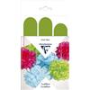 Clairefontaine 395419C - Confezione da 3 pompon in seta da appendere, Ø 30 x 1 + Ø 40 x 2, colore: Verde mela