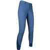 HKM Active 19 - Pantaloni da Equitazione per Adulti, in Silicone Sue 6900, Blu Scuro, 140, 6900, Blu Scuro, 140