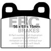EBC Brakes DP4105R Yellowstuff Pastiglie Freno