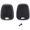 1neiSmartech Guscio Scocca Cover Per Telecomando Chiave 2 Tasti Ricambio Compatibile con Auto Citroen C1 C2 C3 Xsara Saxo Picasso Toyota Aygo Peugeot 106 107 206 207 407