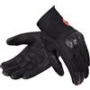 REBELHORN Gap III Guanti da Moto Uomo | Pelle di Capra | Protezioni sulle nocche | Ventilazione con inserti in rete di poliestere 3D | Taglie fino alla 5XL