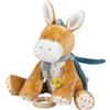 Nattou Peluche Sonoro, Asino Leo, 29 cm, Beige Scuro