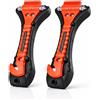 TK Gruppe Timo Klingler 2x Martello d'Emergenza Auto con Tagliacinture Set Sicurezza per Veicoli