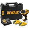 DEWALT* WIERTARKO WKRĘTARKA AKUMULATOROWA XR 18V 2*2.0AH - DW DCD708D2T