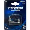 TYZON Batteria al litio CR123A 3V 1 unità alta capacità per lampade torce