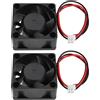 VGOL 2 Pezzi DC 12V Brushless 2 Pin Ventola 40x40x20mm Ventola di Raffreddamento