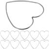 10 Pc for Home Decoration Anelli Acchiappasogni Cuore in Macrame
