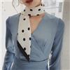 1pc moda donna polka dot sciarpa piccolo seta quadrato con collo chic chicf