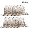 Borsa per bambini 10pcs Borsa con coulisse per graffiti Doodle Zaino in tessuto