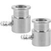 2 Pcs Fermo Per Asta Del Girarrosto Accessori Grill Barbecue Griglia Grigliate