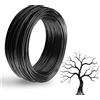 Does not apply Filo Alluminio Ø2Mm X 30M - Alluminio per Tricotin Nero, Modellabile, 2Mm, Ideal