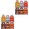 2 Pack Scatole Di Gadget Tema Animali Caramelle Da Cartone Animato